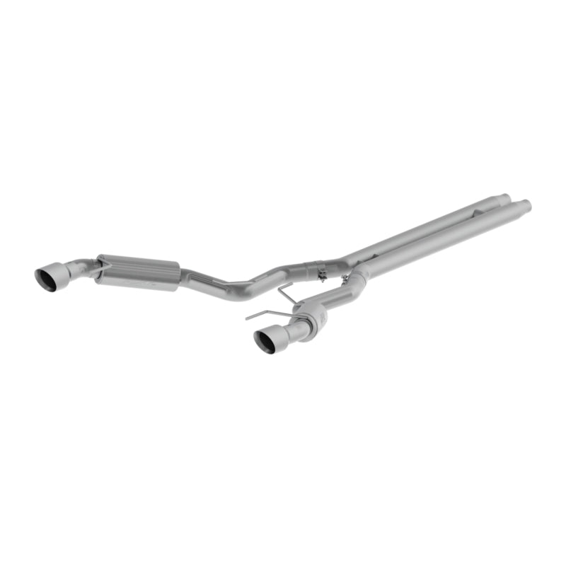 MBRP 15-17 Ford Mustang GT 5.0 3in Cat Back Dual Split Rear Race Version 4.5in Tips - Aluminized - DTX Performance