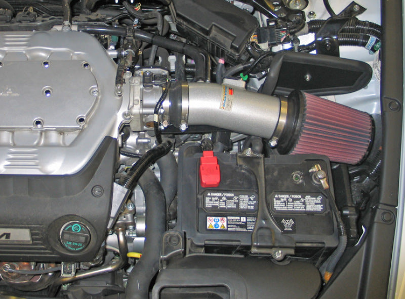 K&N 08 Honda Accord 3.5L-V6 Silver Typhoon Short Ram Intake - DTX Performance