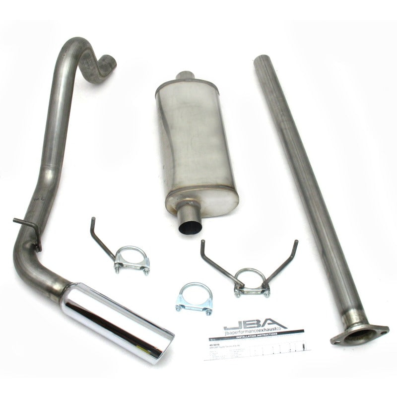 JBA 05-12 Toyota Tacoma All 2.7/4.0L 409SS Pass Side Single Exit Cat-Back Exhaust - DTX Performance