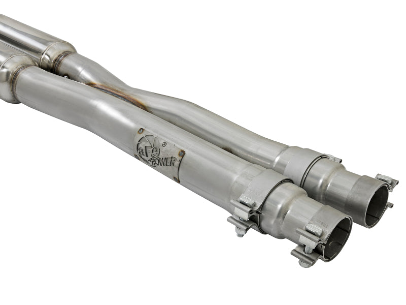 aFe 20-22 Audi RS6 Avant V8 4L (tt) MACH Force-Xp 3in to 2.5in 304 SS Cat-Back Exhaust w/ Black Tip - DTX Performance