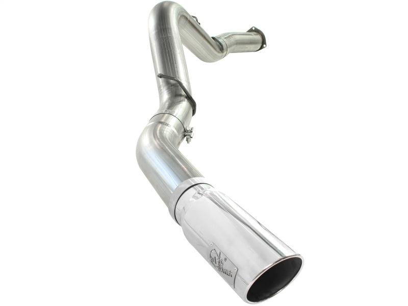 aFe MACHForce XP Exhaust 5in DPF-Polished, GM Diesel Trucks 07.5-10 V8-6.6L 9(td) LMM - DTX Performance