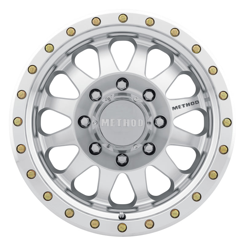 Method MR304 Double Standard 20x10 -18mm Offset 8x6.5 130.81mm CB Machined/Clear Coat Wheel - DTX Performance