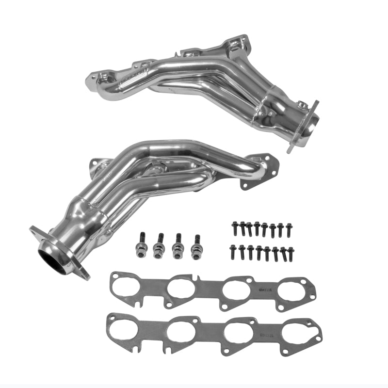 BBK 11-20 Dodge Challenger Hemi 6.4L Shorty Tuned Length Exhaust Headers - 1-7/8in Silver Ceramic - DTX Performance