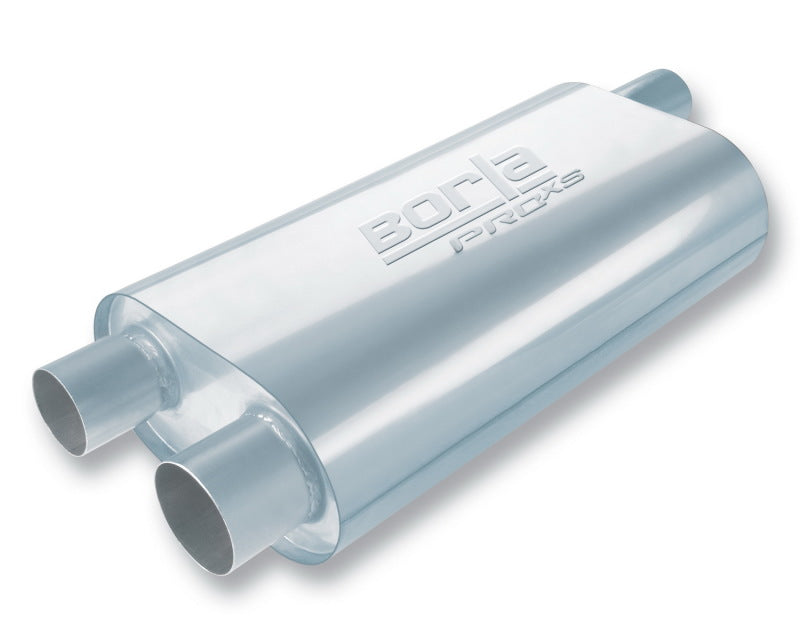 Borla Universal Oval Transverse 2.5in Inlet/Outlet 19in x 10.25in x 5.5in Turbo XL Muffler - DTX Performance