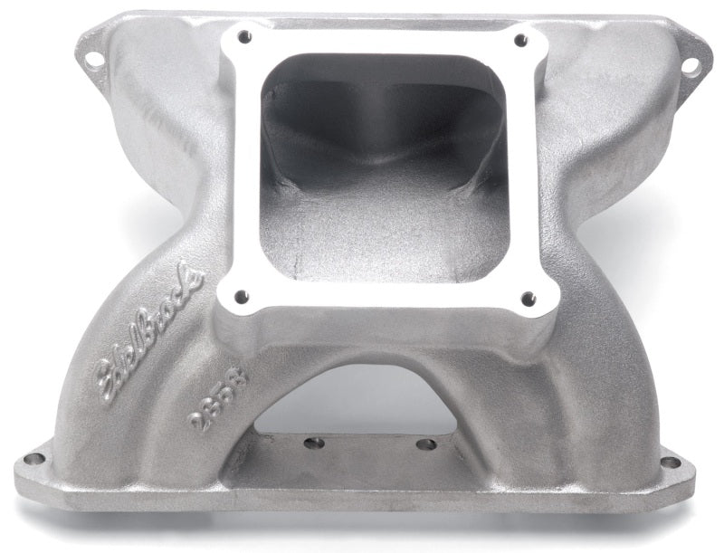 Edelbrock Manifold SBC Victor Spider Glidden 18 Deg Heads Dominator Flange - DTX Performance