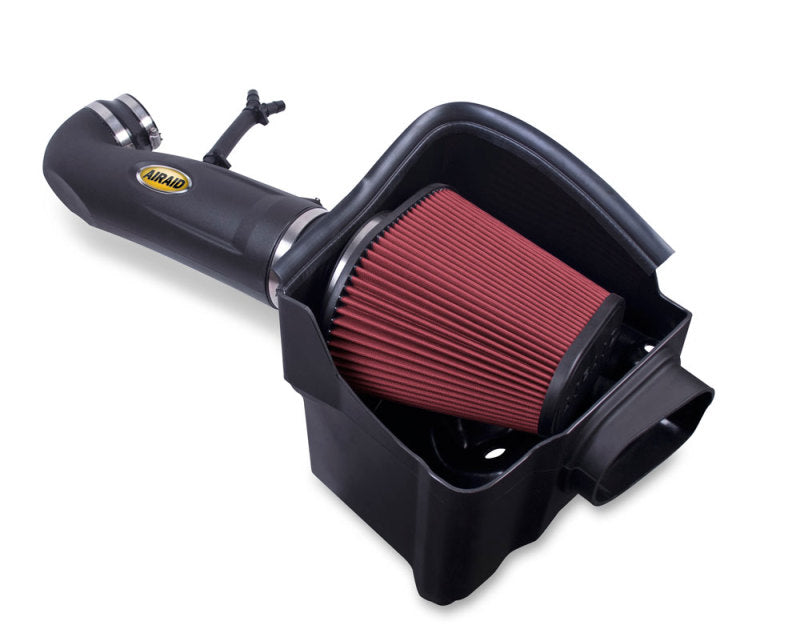 Airaid 04-13 Nissan Titan/Armada 5.6L MXP Intake System w/ Tube (Dry / Red Media) - DTX Performance