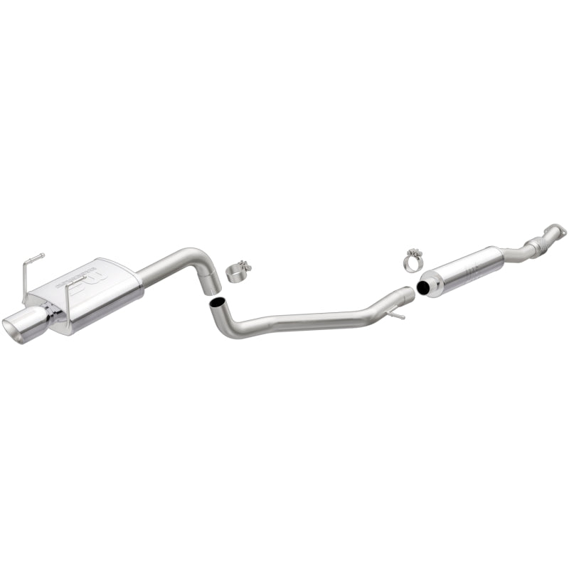 MagnaFlow 12 Fiat 500 L4 1.4L Single Straight D/S Rear Exit SS Catback Perf Exhaust - DTX Performance