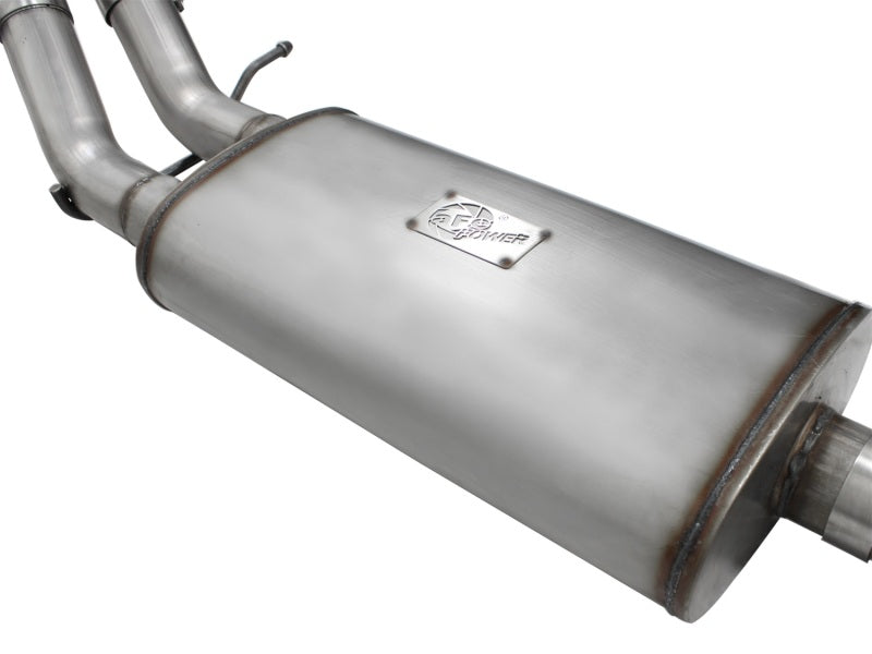 aFe Power MACHForce XP Exhaust System Cat-Back 409 Stainless Steel 07-08 Hummer H2 V8 6.0L/6.2L - DTX Performance