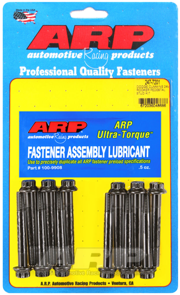 ARP Dodge Cummins 24V Rocker Pedestal Rocker Stud Kit - DTX Performance