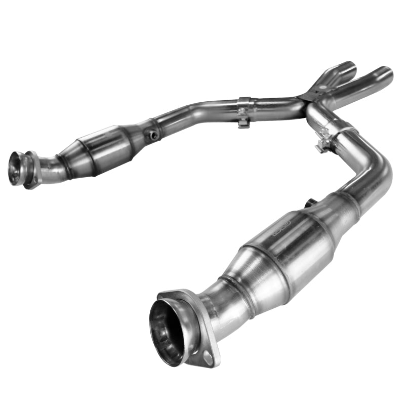 Kooks 05-10 Ford Mustang GT 2 1/2in x 2 1/2in OEM Exhaust GREEN Cat X Pipe - DTX Performance