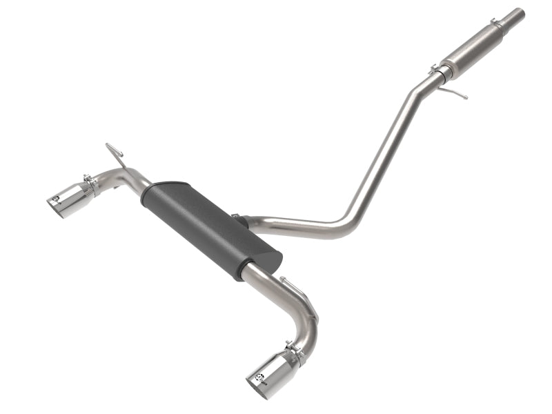 aFe Ford Bronco Sport 21-22 L3-1.5L (t)/L4-2.0L (t) Vulcan Cat-Back Exhaust System-Polished Tips - DTX Performance