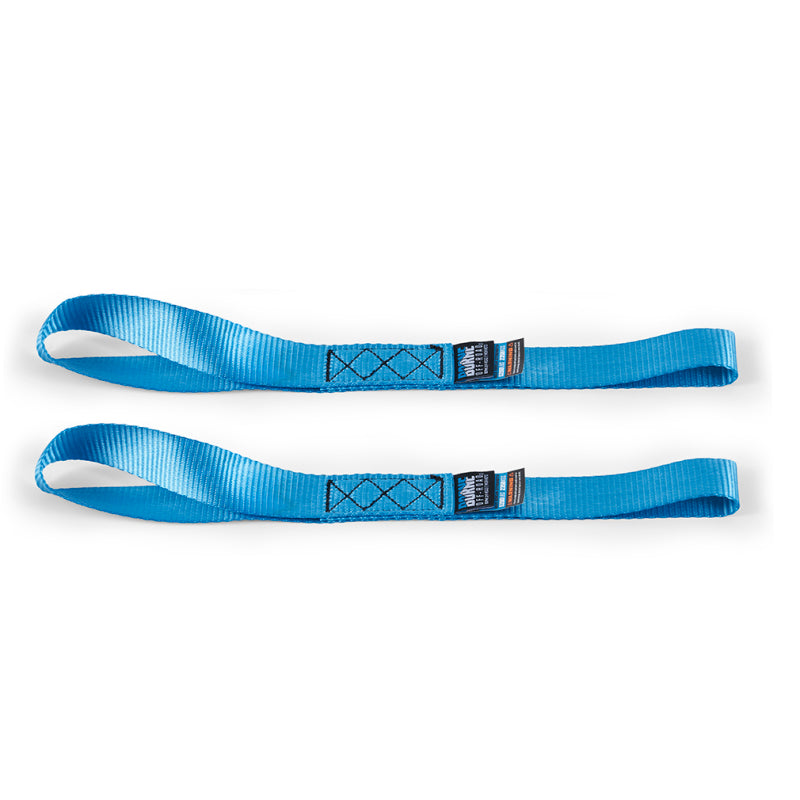 Mishimoto Heavy-Duty Ratchet Tie-Down Kit (2-Pack) - Blue - DTX Performance