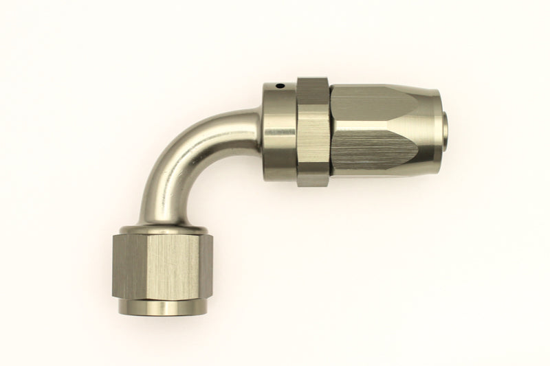 DeatschWerks 8AN Female Swivel 90-Degree Hose End CPE - DTX Performance