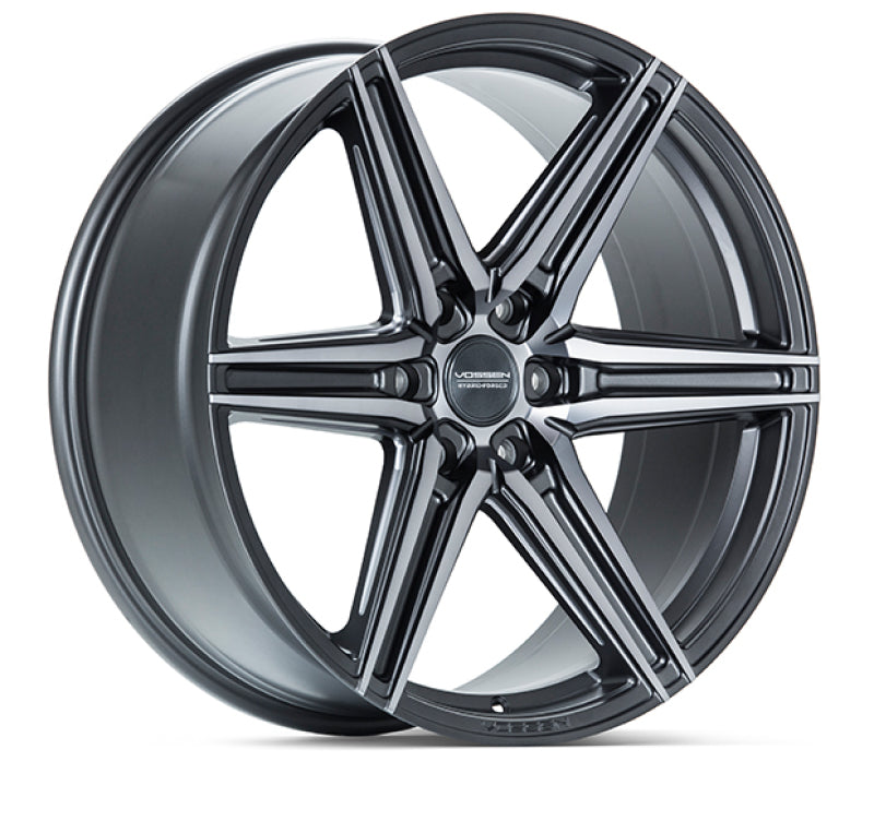 Vossen HF6-2 20x9.5 / 6x135 / ET15 / Deep Face / 87.1 - Tinted Matte Gunmetal Wheel - DTX Performance