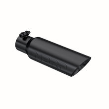 Load image into Gallery viewer, MBRP Universal Tip 3.5 O.D. Dual Wall Angled 2.5 inlet 12 length - Black Finish - DTX Performance