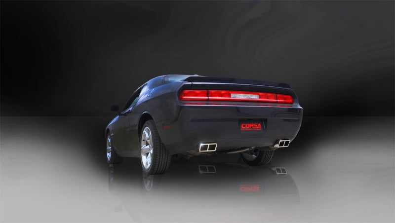 Corsa 11-13 Dodge Challenger R/T 5.7L V8 Polished Xtreme Cat-Back Exhaust - DTX Performance