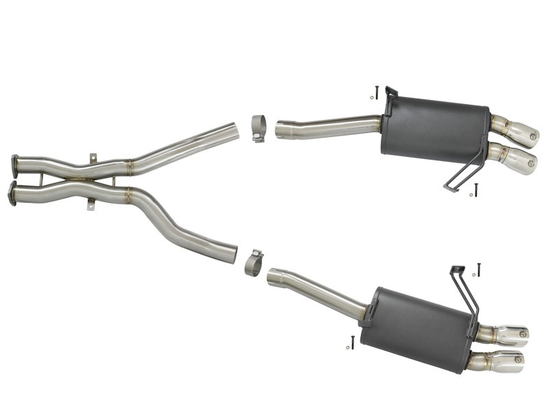 aFe MACH Force-Xp 2-1/2in 304 SS Cat-Back Exhaust w/Polished Tips 05-08 BMW Z4 M Coupe (E86) L6 3.2L - DTX Performance