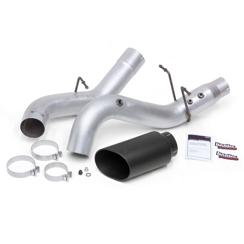 Banks Power 17-19 Chevy Duramax L5P 2500/3500 Monster Exhaust System w/ Black Tip - DTX Performance