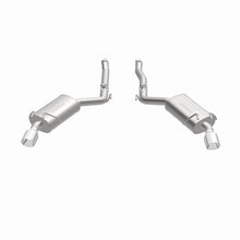 Load image into Gallery viewer, MagnaFlow Axle-Back Stainless Dual Split 4in Polished Tips 10-15 Chevrolet Camaro Convert. 3.6L V6 - DTX Performance