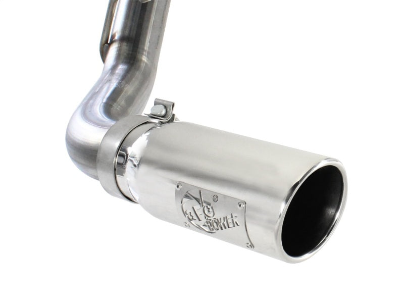 aFe MACHForce XP Exh CB,Stainless steel GM Silverado/Sierra 1500 2014 V*-5.3/6.2L Polished tip - DTX Performance