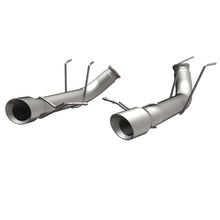 Load image into Gallery viewer, MagnaFlow 13 Ford Mustang Dual Split Rear Exit Stainless Axle-Back Cat Back Exhaust (Competition) - DTX Performance