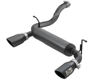 Load image into Gallery viewer, aFe Rebel Series 2.5in 409 SS Axle-Back Exhaust w/ Black Tips 2018+ Jeep Wrangler (JL) V6 3.6L - DTX Performance