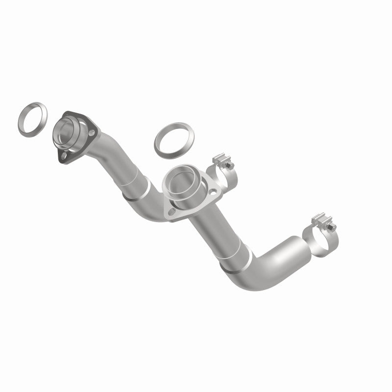 MagnaFlow 66-72 Chevy C10 Pickup V8 2-Piece Front Exhuast Pipe Kit (2in Tubing/Clamps/Inlet Flanges) - DTX Performance