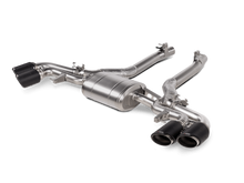 Load image into Gallery viewer, Akrapovic 2020-23 BMW X5M (F95)/X6M (F96) Slip-On Line (Titanium) w/Carbon Fiber Titanium Tips - DTX Performance