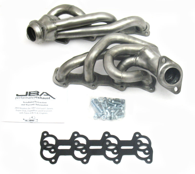 JBA 97-03 Ford F-150 5.4L 2V 1-1/2in Primary Raw 409SS Cat4Ward Header - DTX Performance