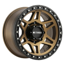 Load image into Gallery viewer, Method MR312 18x9 +18mm Offset 8x6.5 130.81mm CB Method Bronze/Black Street Loc Wheel - DTX Performance