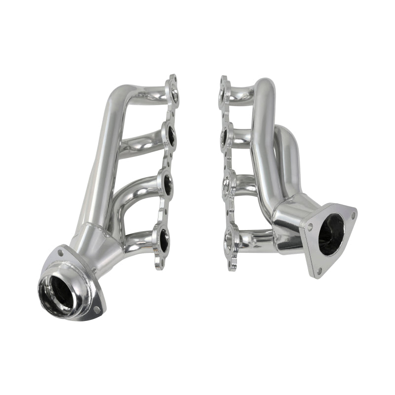 JBA 02-13 GM Truck 4.8L/5.3L LS Silver Ctd Cat4Ward Header - DTX Performance