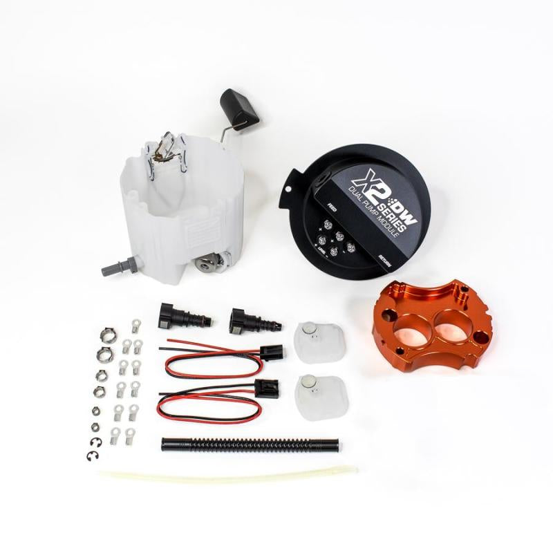 DeatschWerks 10-15 Chevy Camaro LS 3.7 V6/ SS LS3 X2 Series Fuel Pump Module - DTX Performance