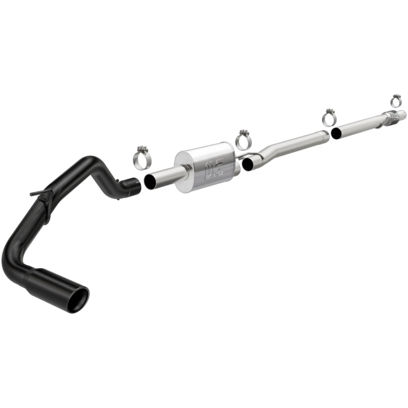 MagnaFlow 2019 Ford Ranger 2.3L Black Coated Stainless Steel Cat-Back Exhaust - DTX Performance