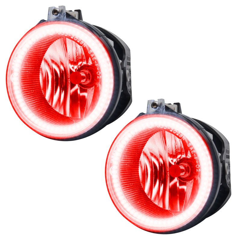 Oracle Lighting 07-09 Chrysler Aspen Pre-Assembled LED Halo Fog Lights -Red - DTX Performance