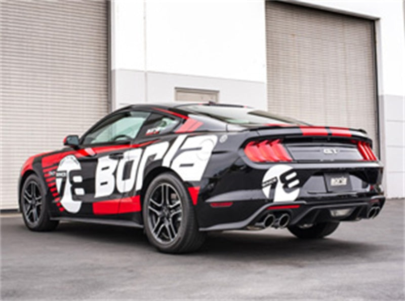 Borla 2018 Ford Mustang GT 5.0L AT/MT (w/o Valves) ATAK 3in Cat-Back Exhaust w/Polished Tips - DTX Performance