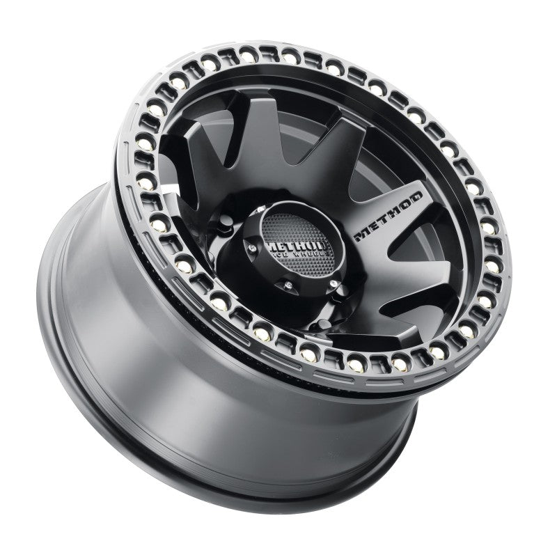 Method MR108 17x9 -44mm Offset 8x6.5 130.81mm CB Matte Black w/BH-H24125-38 Wheel - DTX Performance