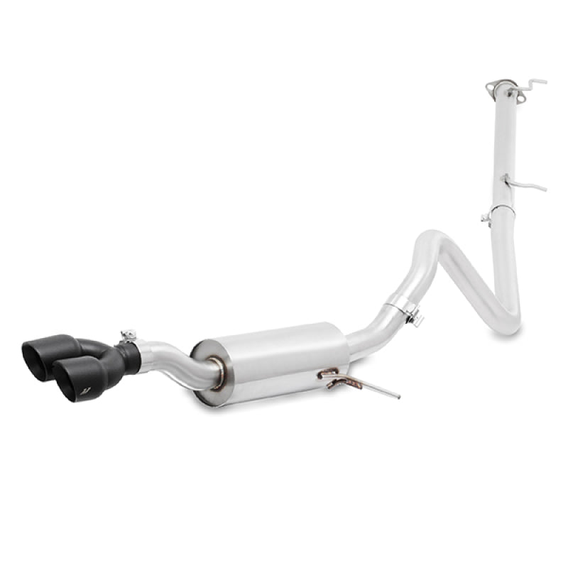 Mishimoto 14-16 Ford Fiesta ST 1.6L 2.5in Stainless Steel Cat-Back Exhaust w/ Black Tips - DTX Performance