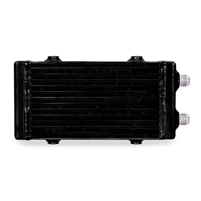 Mishimoto Universal Small Bar and Plate Dual Pass Black Oil Cooler - DTX Performance