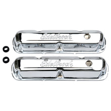 Load image into Gallery viewer, Edelbrock Valve Cover Signature Series Chrysler 1965-1991 318-340-360 CI V8 Chrome - DTX Performance