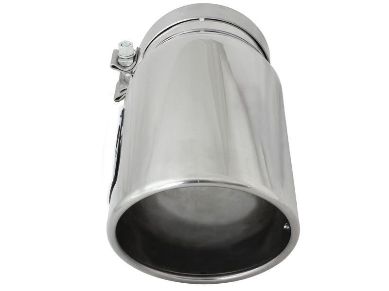 aFe Diesel Exhaust Tip Bolt On Polished 5in Inlet x 6in Outlet x 12in Long - DTX Performance