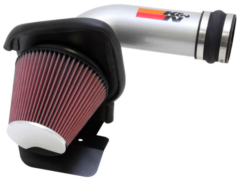 K&N 11 Ford Taurus SHO 3.5L V6 Silver Typhoon Cold Air Intake - DTX Performance