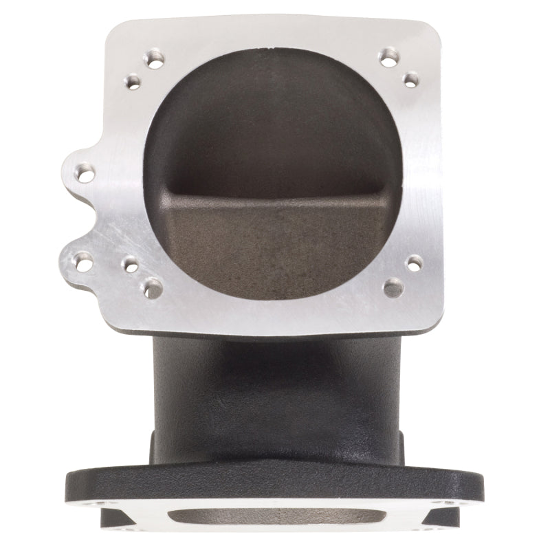 Edelbrock High Flow Intake Elbow 95mm Throttle Body to Square-Bore Flange Black Finish - DTX Performance