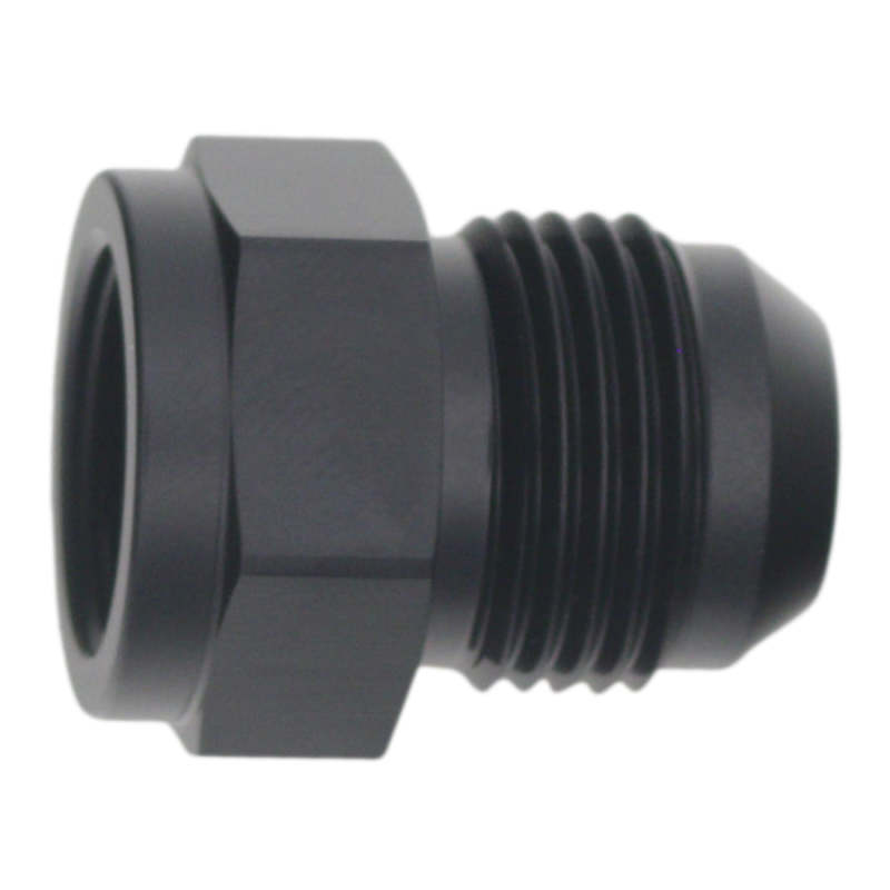 DeatschWerks 8AN Female Flare to 10AN Male Flare Expander - Anodized Matte Black - DTX Performance