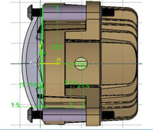 Load image into Gallery viewer, Oracle 60mm 15W Fog Beam LED Emitter - 3000K - DTX Performance