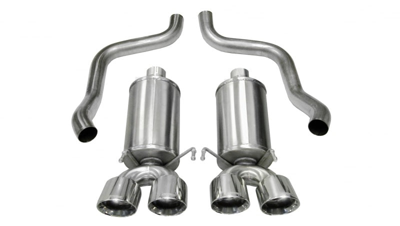 Corsa 05-08 Chevrolet Corvette C6 6.0L V8 Polished Xtreme Axle-Back Exhaust - DTX Performance