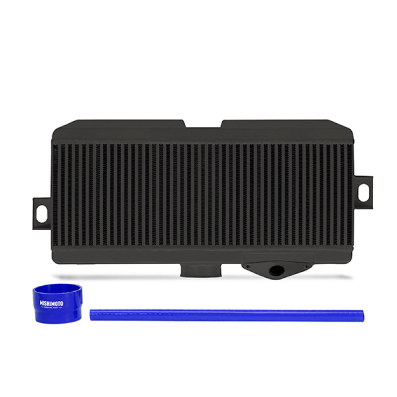 Mishimoto Subaru 08-15 WRX STi Top-Mount Intercooler Kit - Powder Coated Black & Blue Hoses - DTX Performance