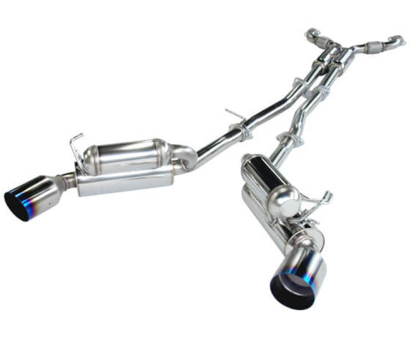 HKS 03-07 G35 Dual Hi-Power Titanium Tip Catback Exhaust - DTX Performance