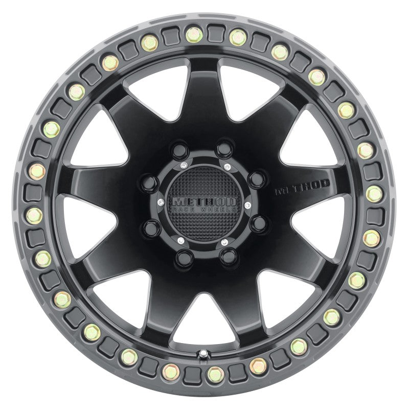 Method MR108 17x9 -44mm Offset 8x6.5 130.81mm CB Matte Black w/BH-H24125-38 Wheel - DTX Performance