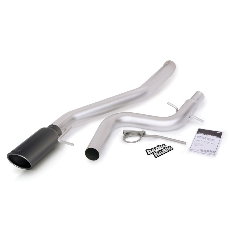 Banks Power 09-10 VW Jetta 2.0L TDI Monster Exhaust System - SS Single Exhaust w/ Black Tip - DTX Performance