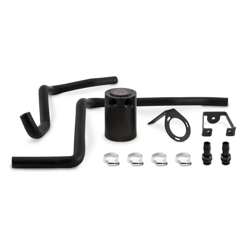 Mishimoto 12-14 Dodge Charger / 12-14 Chrysler 300C 6.4L Direct Fit Oil Catch Can Kit - Black - DTX Performance